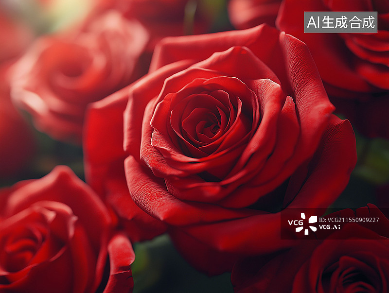 【AI数字艺术】玫瑰花图片素材