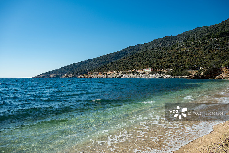 地中海果冻海海滩图片素材