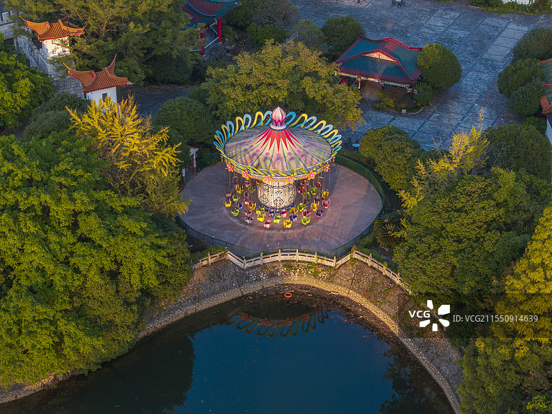 桂林兴安乐满地风火轮图片素材