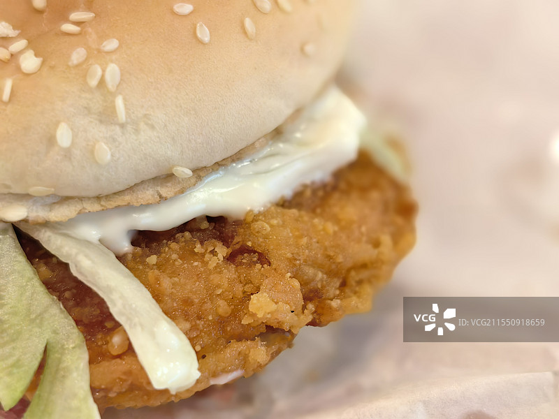汉堡特写图片素材
