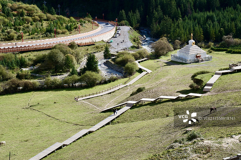 甘南扎尕那风景区图片素材