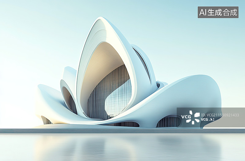 【AI数字艺术】建筑空间图片素材