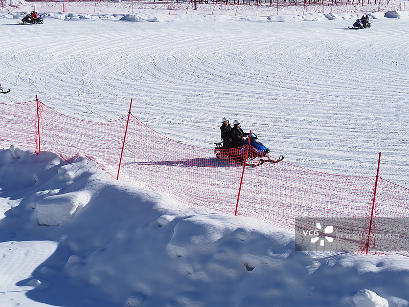 毕棚沟的雪场图片素材