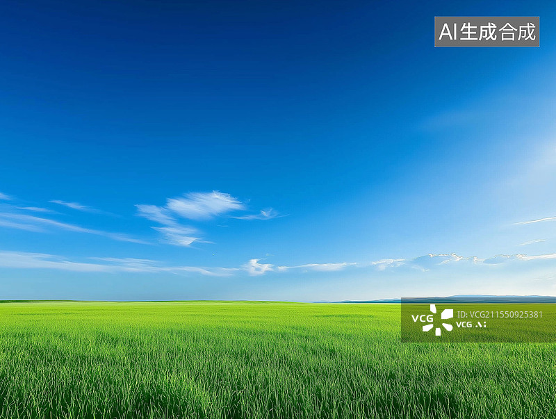 【AI数字艺术】蓝天白云图片素材