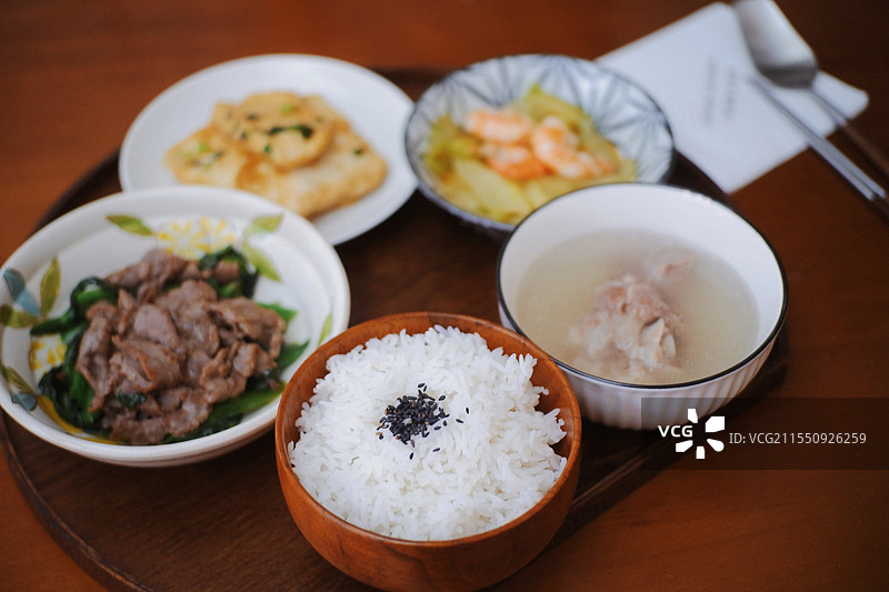 好好吃健康饭菜图片素材