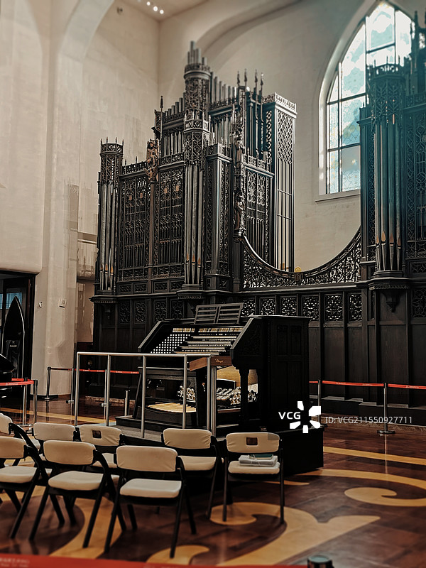 鼓浪屿管风琴艺术中心演奏厅图片素材