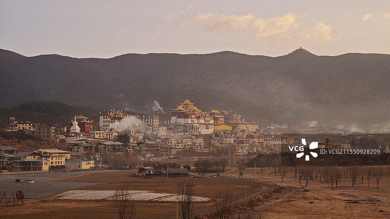 松赞林寺图片素材