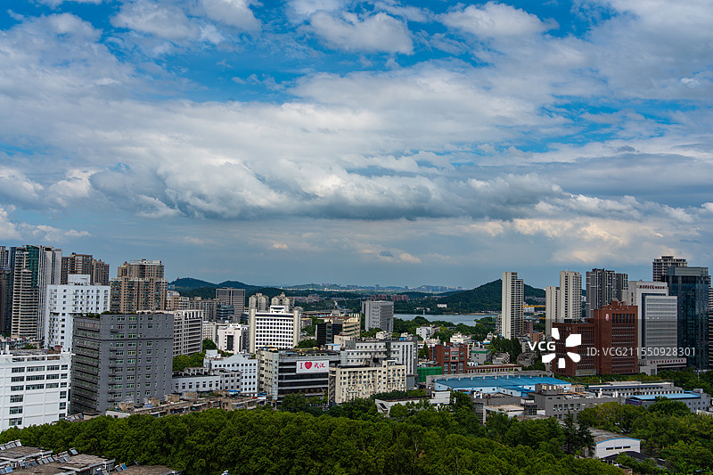 武汉洪山区城市图片素材