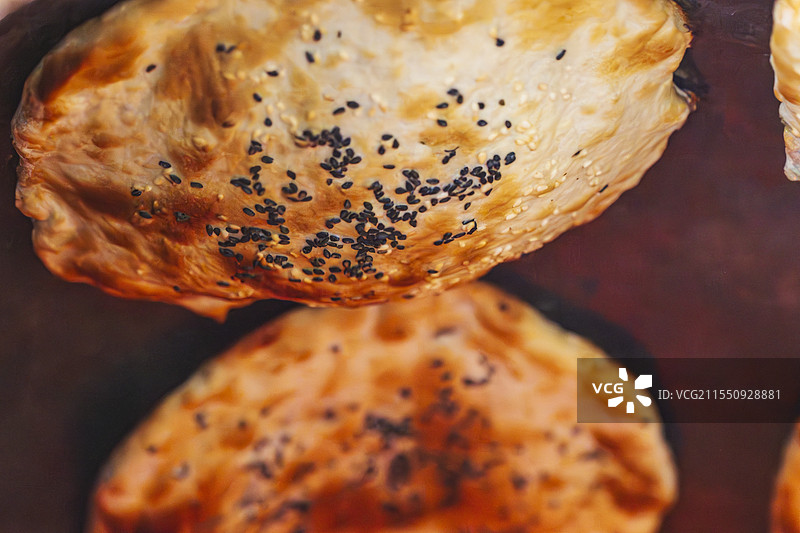 江南特色小吃，梅干菜桶饼图片素材