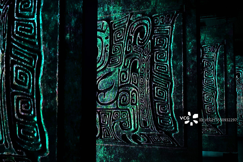 数字化展厅，殷墟博物馆，安阳，河南，2025年1月23日图片素材