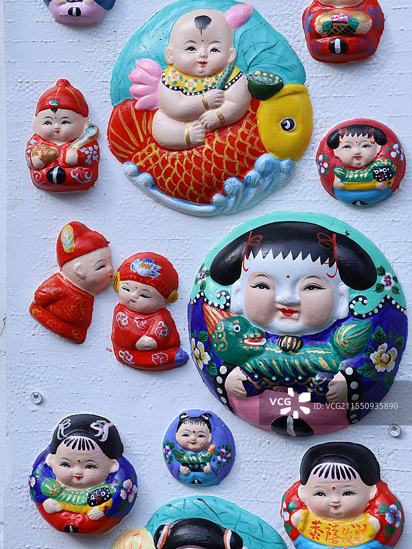 无锡泥人大阿福图片素材