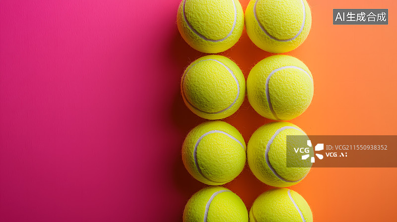【AI数字艺术】活力四射的网球运动图片素材
