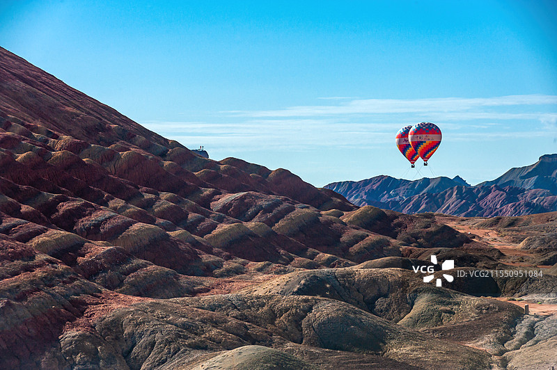 甘肃张掖七彩丹霞图片素材