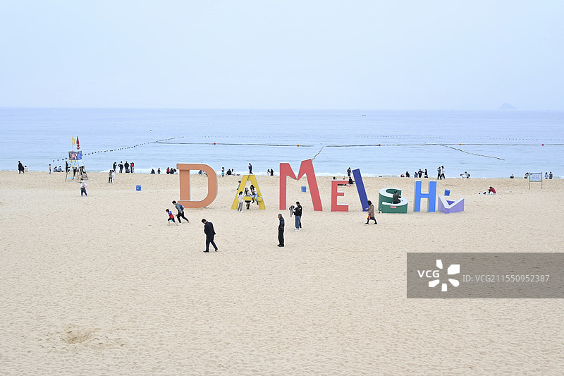 大梅沙海滩图片素材