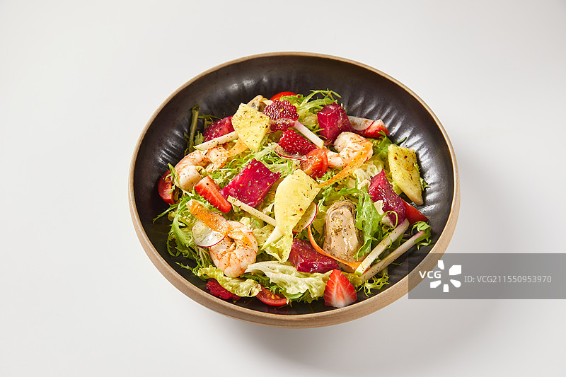 海鲜沙拉图片素材