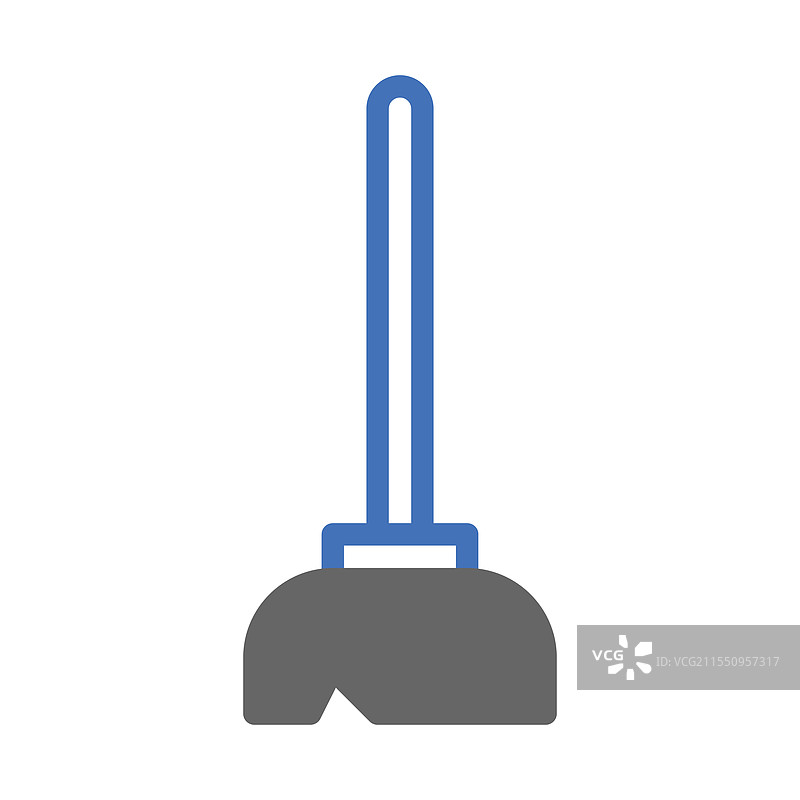 管道疏通器图标，管道工具概念图片素材