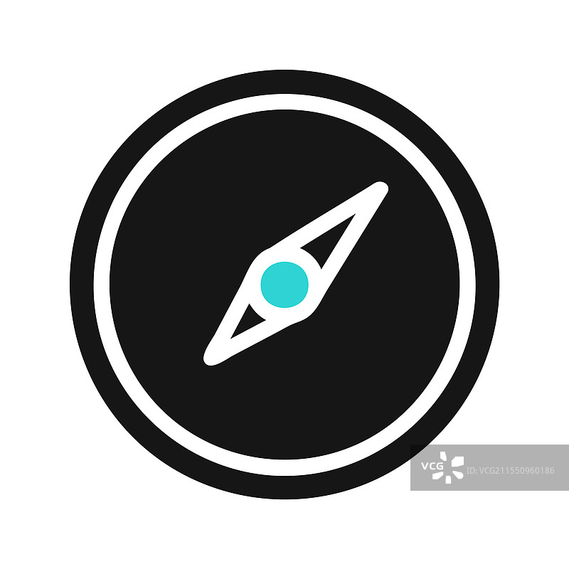 指南针图标，方向导航的概念图片素材