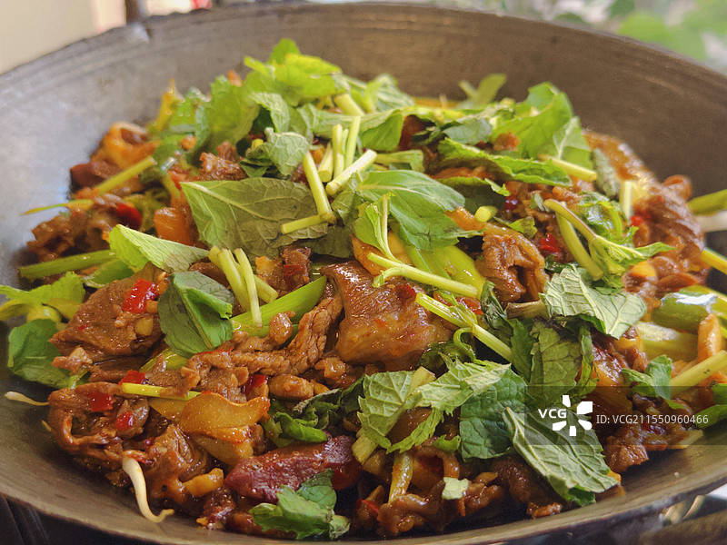 牛肉锅 云南菜图片素材
