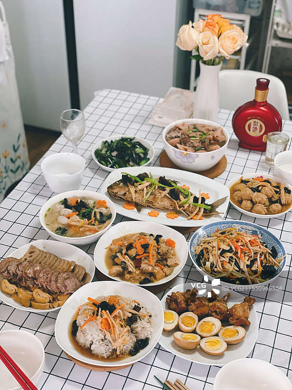 年夜饭图片素材