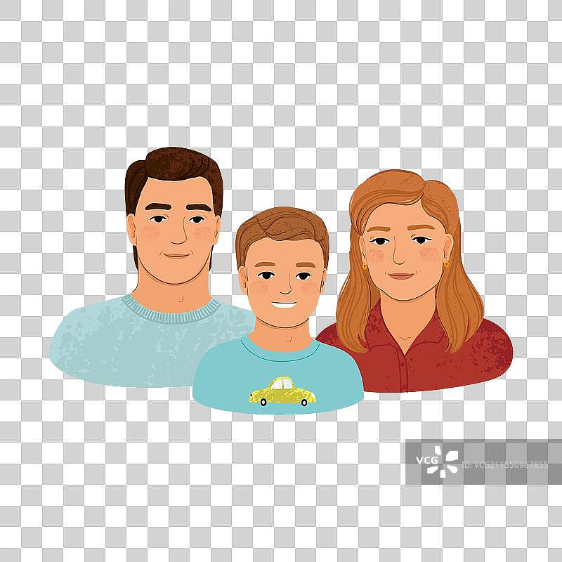 多彩的家庭图片素材