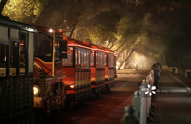 橘子洲头小火车图片素材