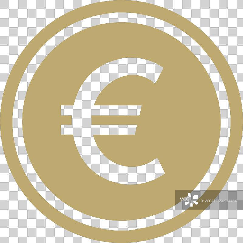 欧元符号图标图片素材