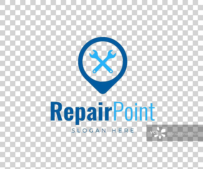 服务点标志或维修点标志图片素材