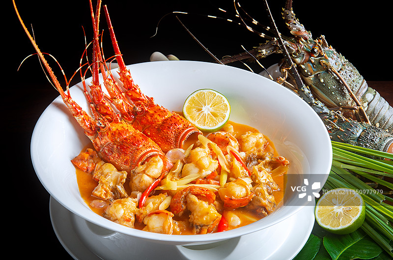 鲜辣龙虾图片素材