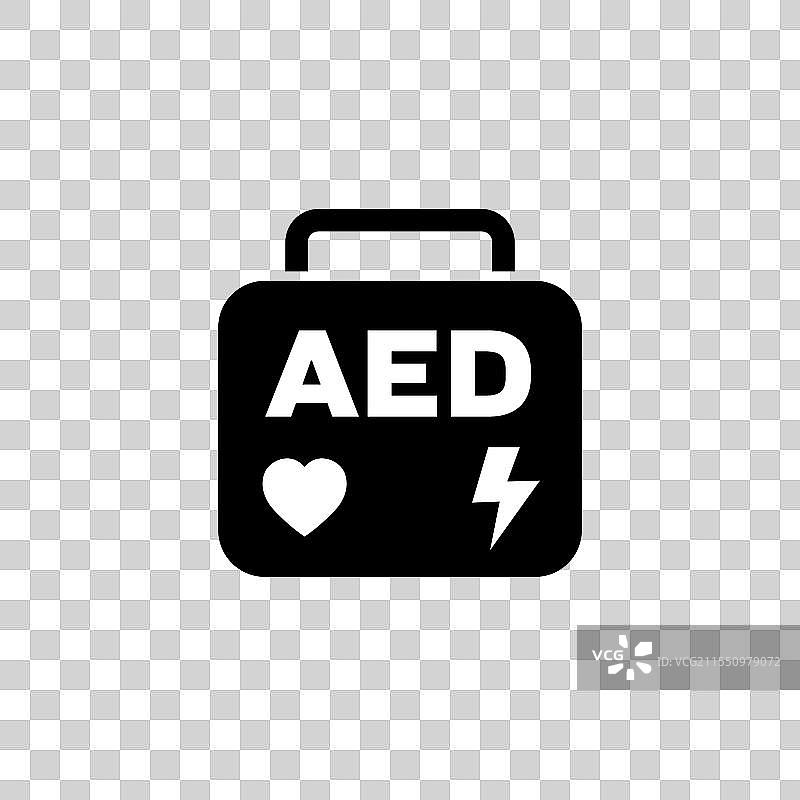 自动体外除颤器包图标图片素材