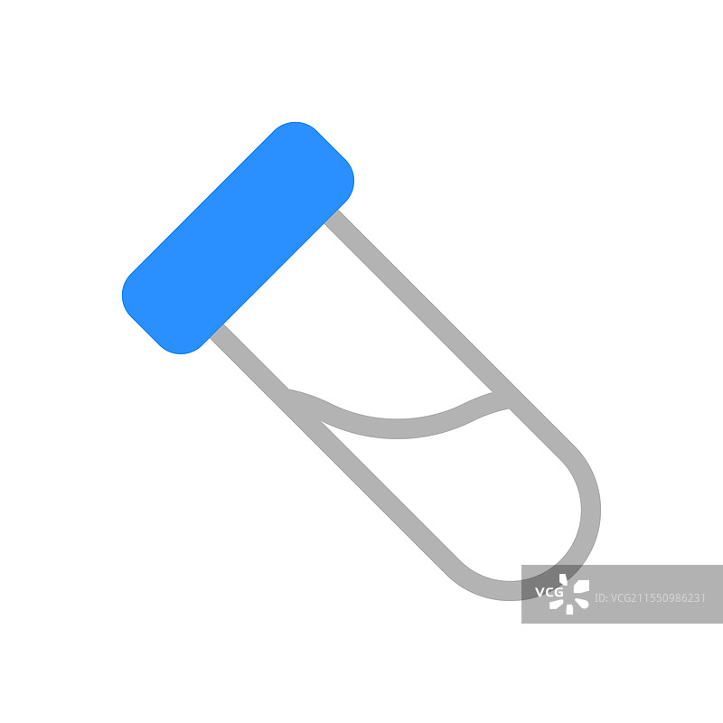 试管图标，科学实验室概念图片素材