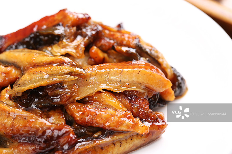 酱烧鳝鱼鳗鱼图片素材