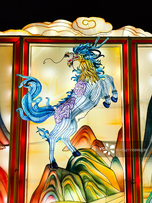 山海经主题元宵灯会图片素材