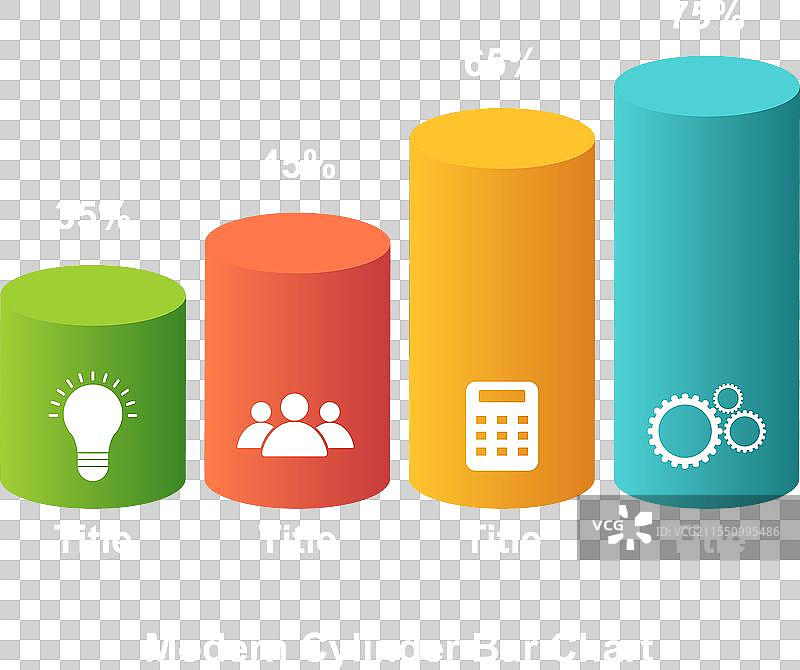 多功能信息图模板制作完成图片素材