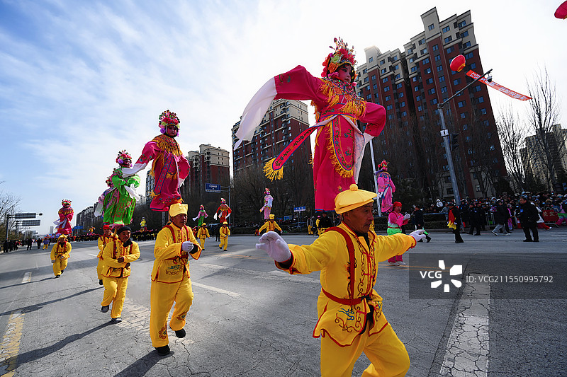 晋中社火·背棍图片素材