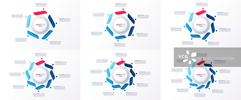 演示圆形信息图设计图片素材
