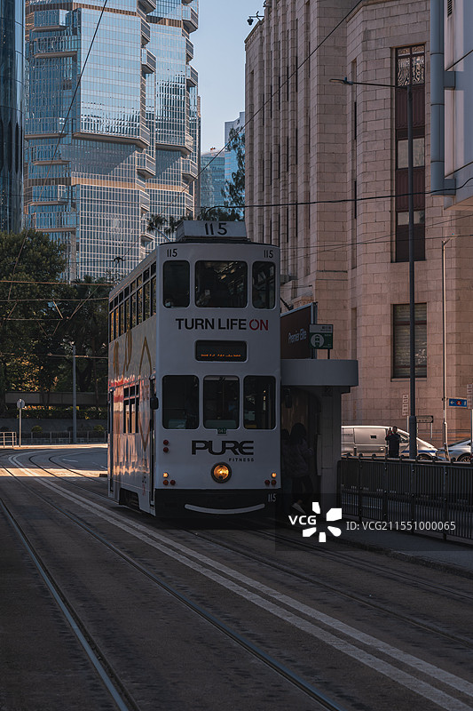 香港叮叮车图片素材