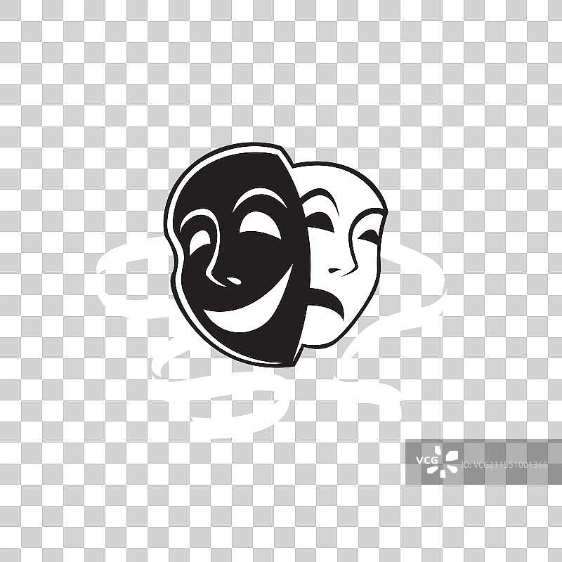 戏剧面具图标图片素材