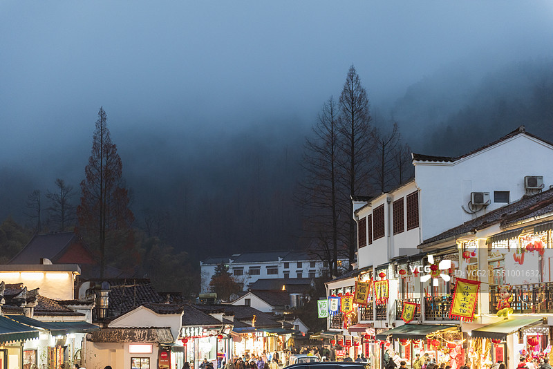 佛教四大名山之安徽九华山图片素材