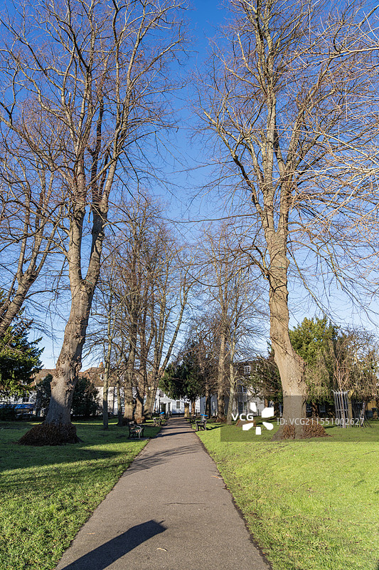 英国东南部小镇坎特伯雷景观图片素材
