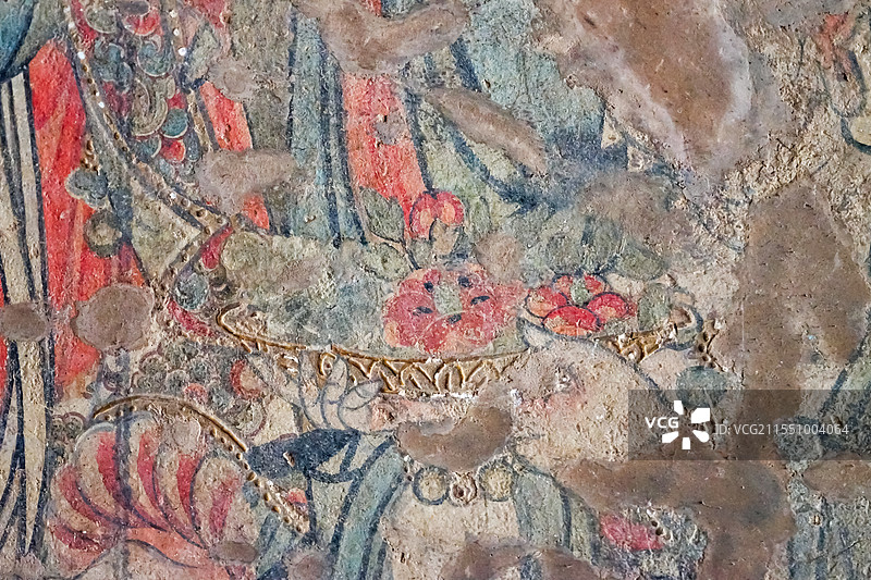 山西省长治市平顺县大云禅院佛教壁画图片素材