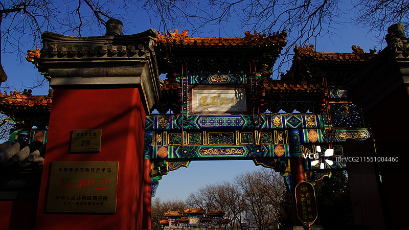 北京雍和宫图片素材