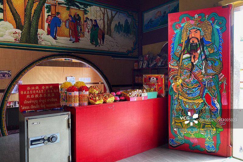 泰国合艾关帝庙图片素材