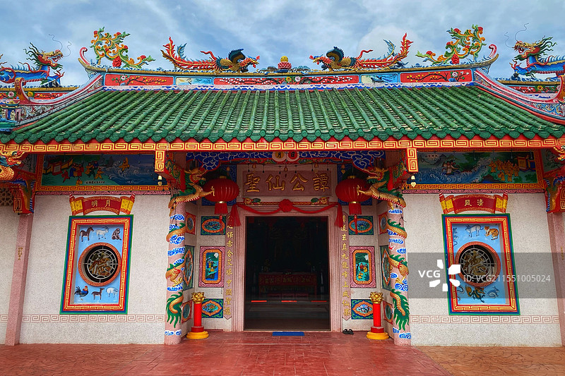 泰国合艾谭公仙圣亭图片素材