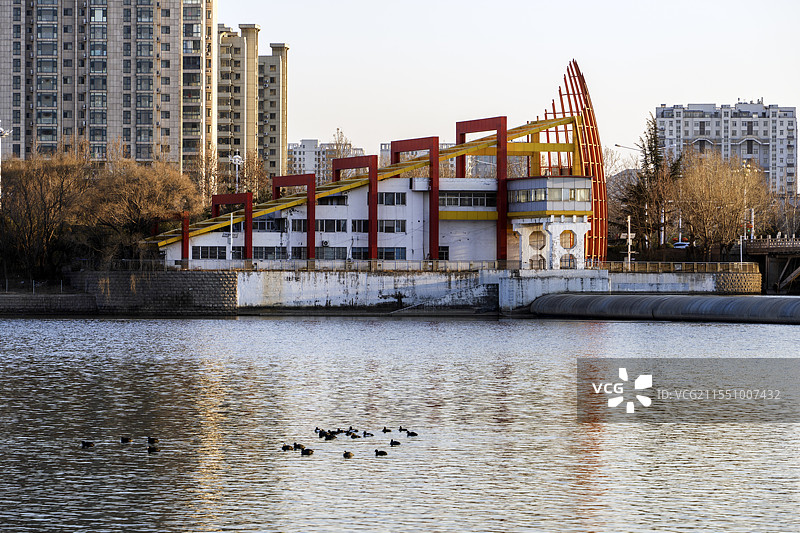 诸城潍河湿地公园图片素材