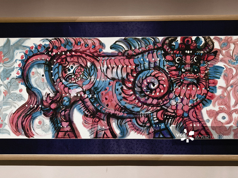 韩美林艺术作品展作品图片素材