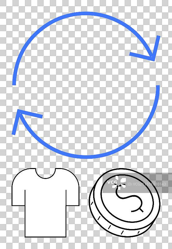 循环经济概念与回收箭头图片素材