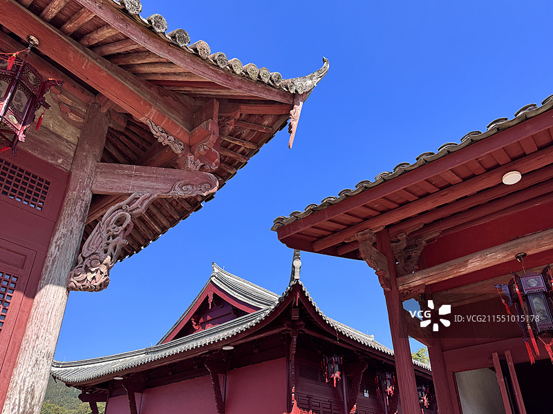 庆元县孔庙雕花图片素材