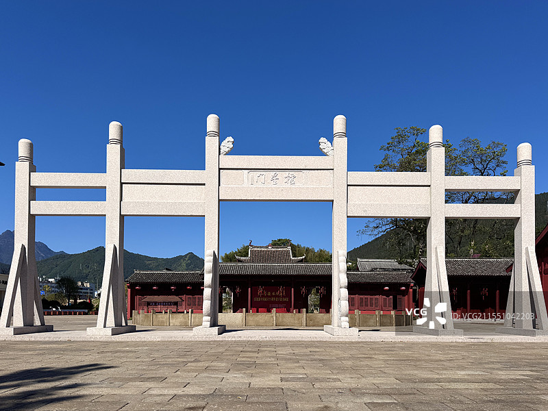 庆元县孔庙广场图片素材