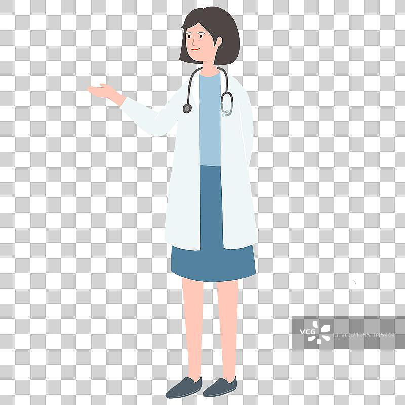 站着的女医生图片素材