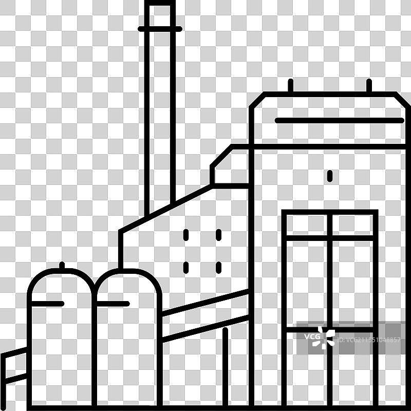 植物生物量线条图标图片素材
